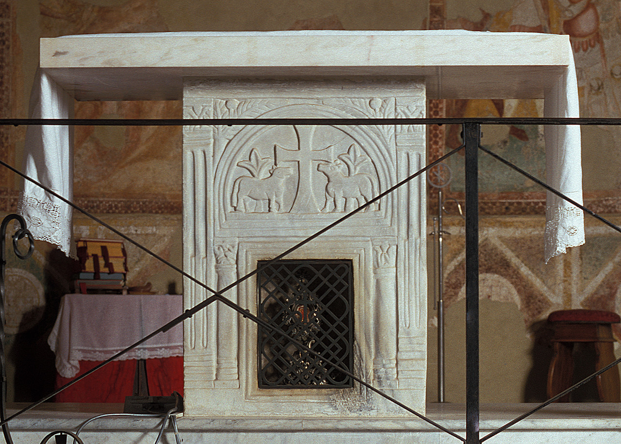 altare maggiore, opera isolata - ambito ferrarese (metà sec. XX)