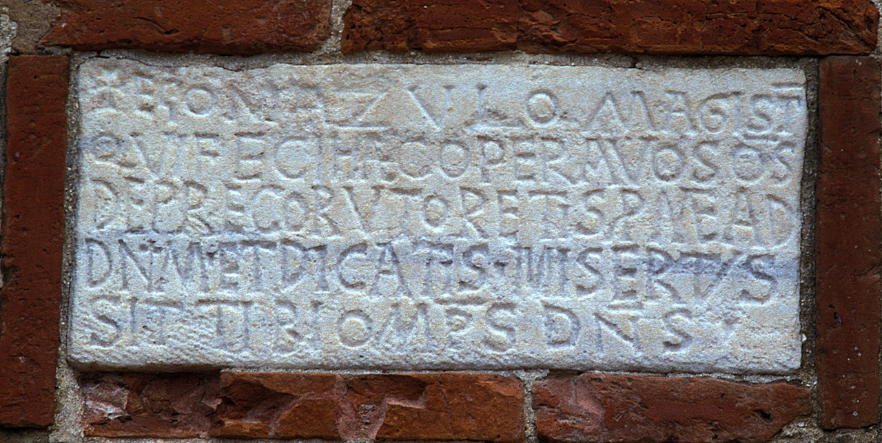 lapide, opera isolata di Magister Mazulo (sec. XI)