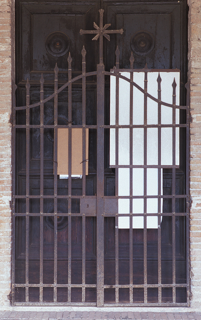 cancello, opera isolata - ambito ferrarese (secc. XVIII/ XIX)