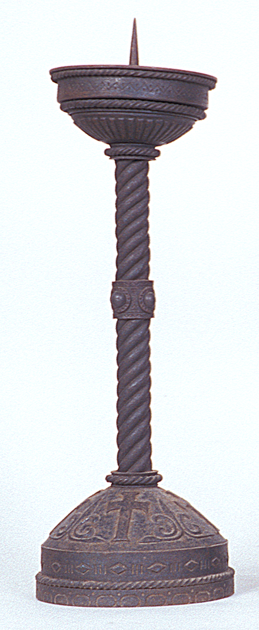 candeliere, serie - ambito ferrarese (sec. XII)