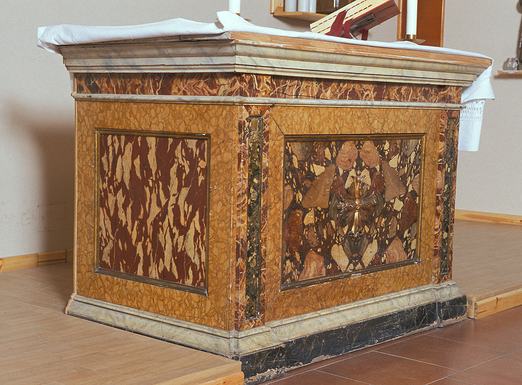 altare, opera isolata - bottega ferrarese (seconda metà sec. XIX)