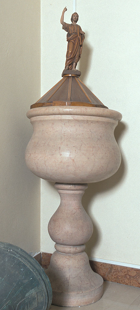 fonte battesimale, opera isolata - bottega ferrarese (sec. XX)