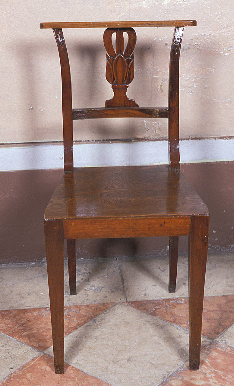 sedia, opera isolata - bottega italiana (sec. XIX)