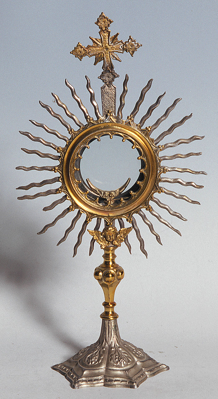 ostensorio - a raggiera, opera isolata - produzione italiana (sec. XX)