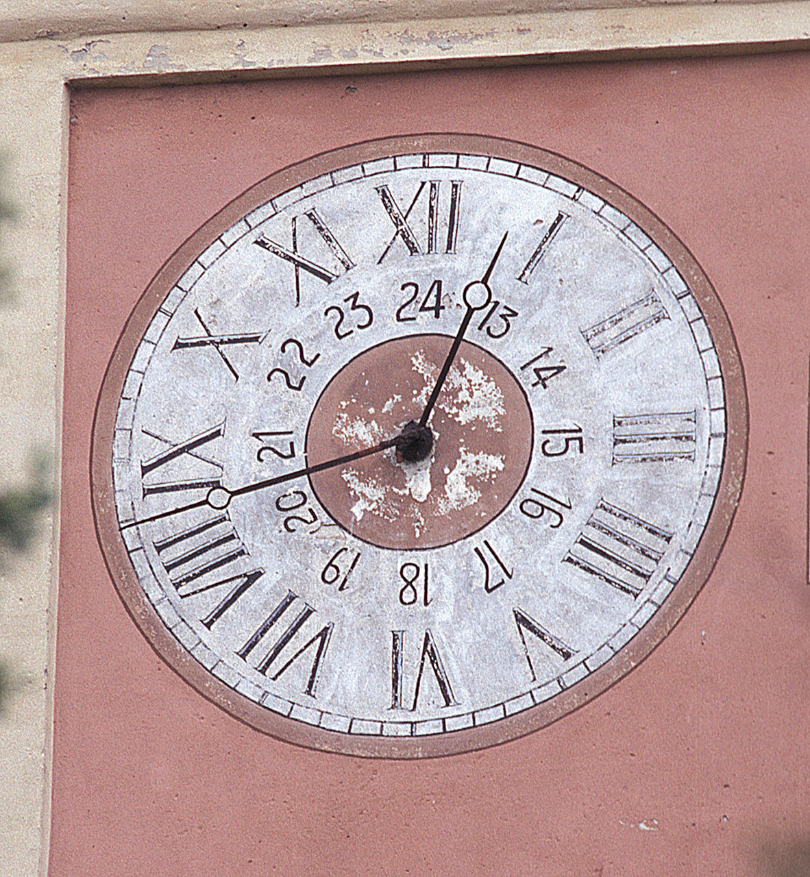 Orologio (dipinto, opera isolata) - ambito ferrarese (sec. XVIII)