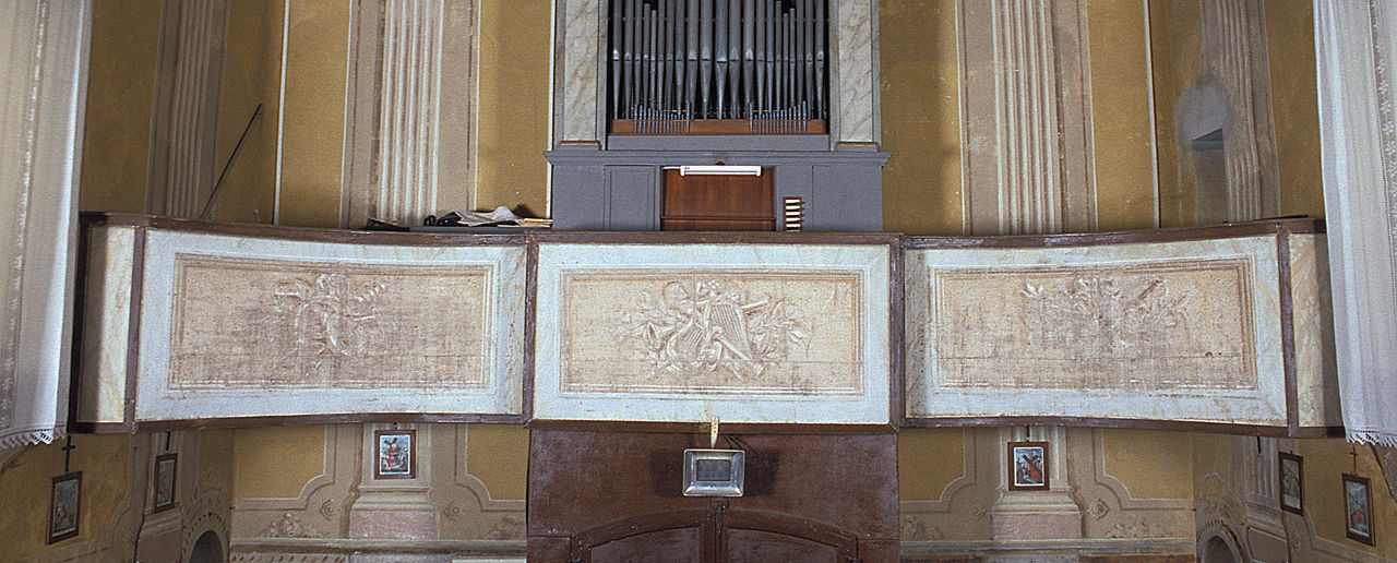 cantoria, opera isolata - ambito ferrarese (sec. XIX)