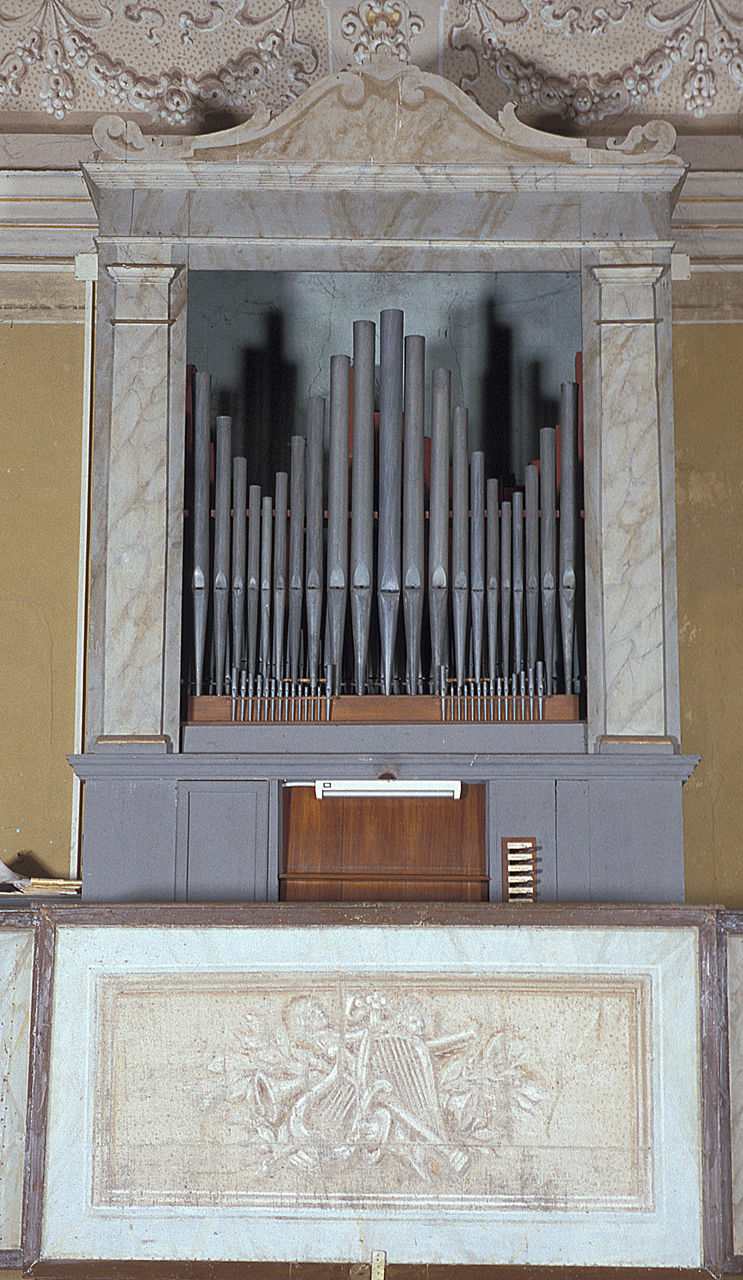 cassa d'organo, opera isolata - bottega italiana (sec. XIX)