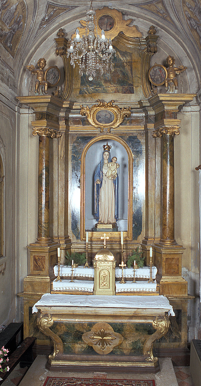 altare, elemento d'insieme - ambito ferrarese (sec. XVIII)