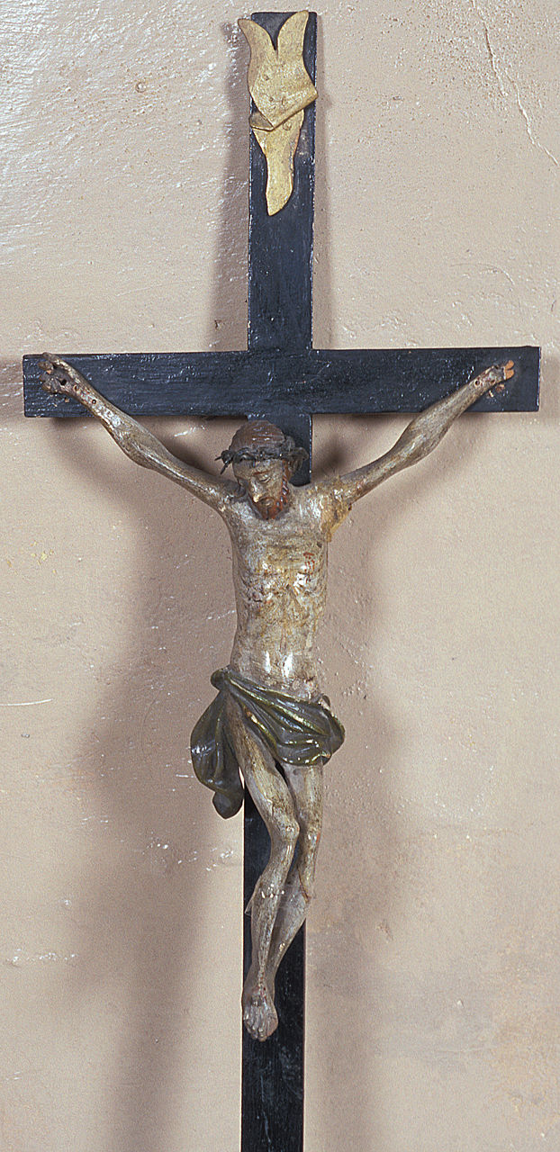 crocifisso, elemento d'insieme - ambito emiliano-romagnolo (sec. XVIII)