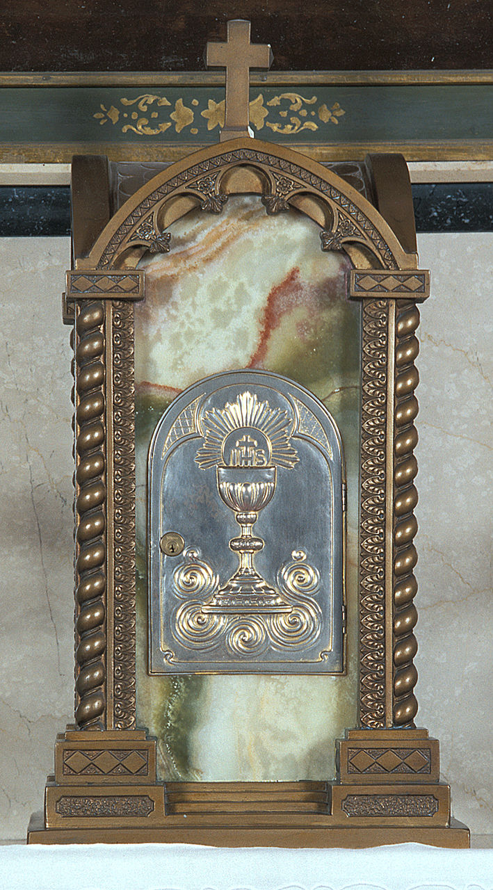 tabernacolo, opera isolata - bottega ferrarese (sec. XX)
