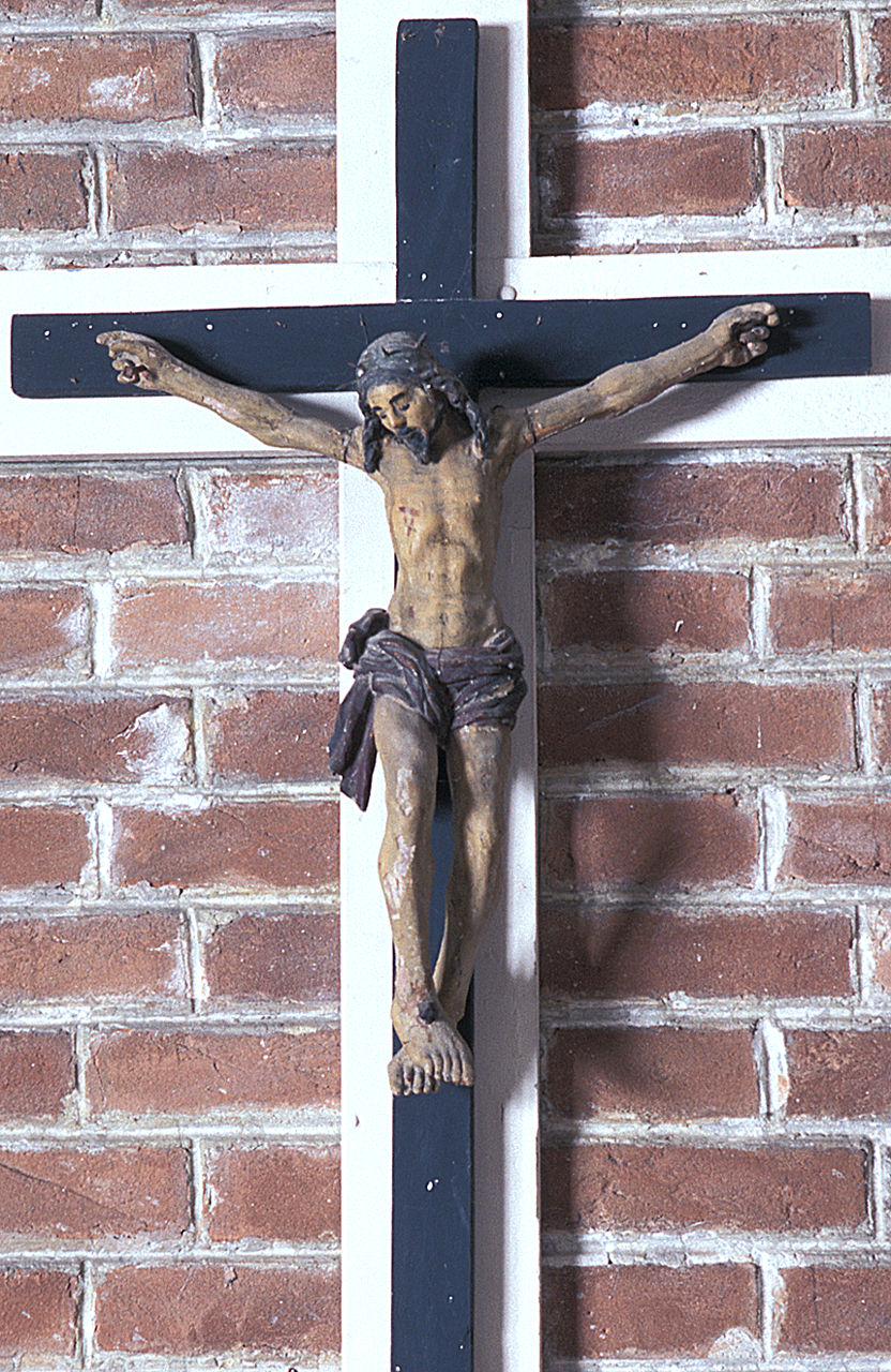 Gesù Cristo crocifisso (scultura, opera isolata) - ambito ferrarese (sec. XIX)
