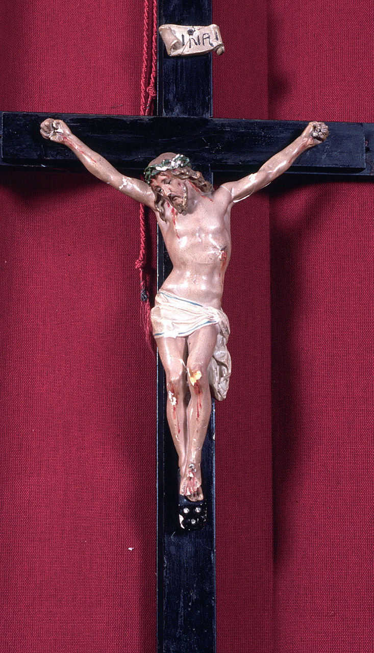 crocifisso, opera isolata - bottega ferrarese (primo quarto sec. XX)