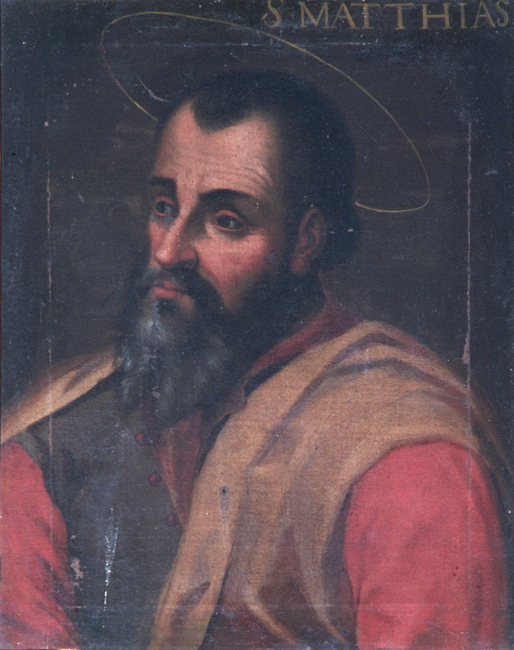 San Mattia (dipinto, elemento d'insieme) - ambito ferrarese (seconda metà sec. XVII)