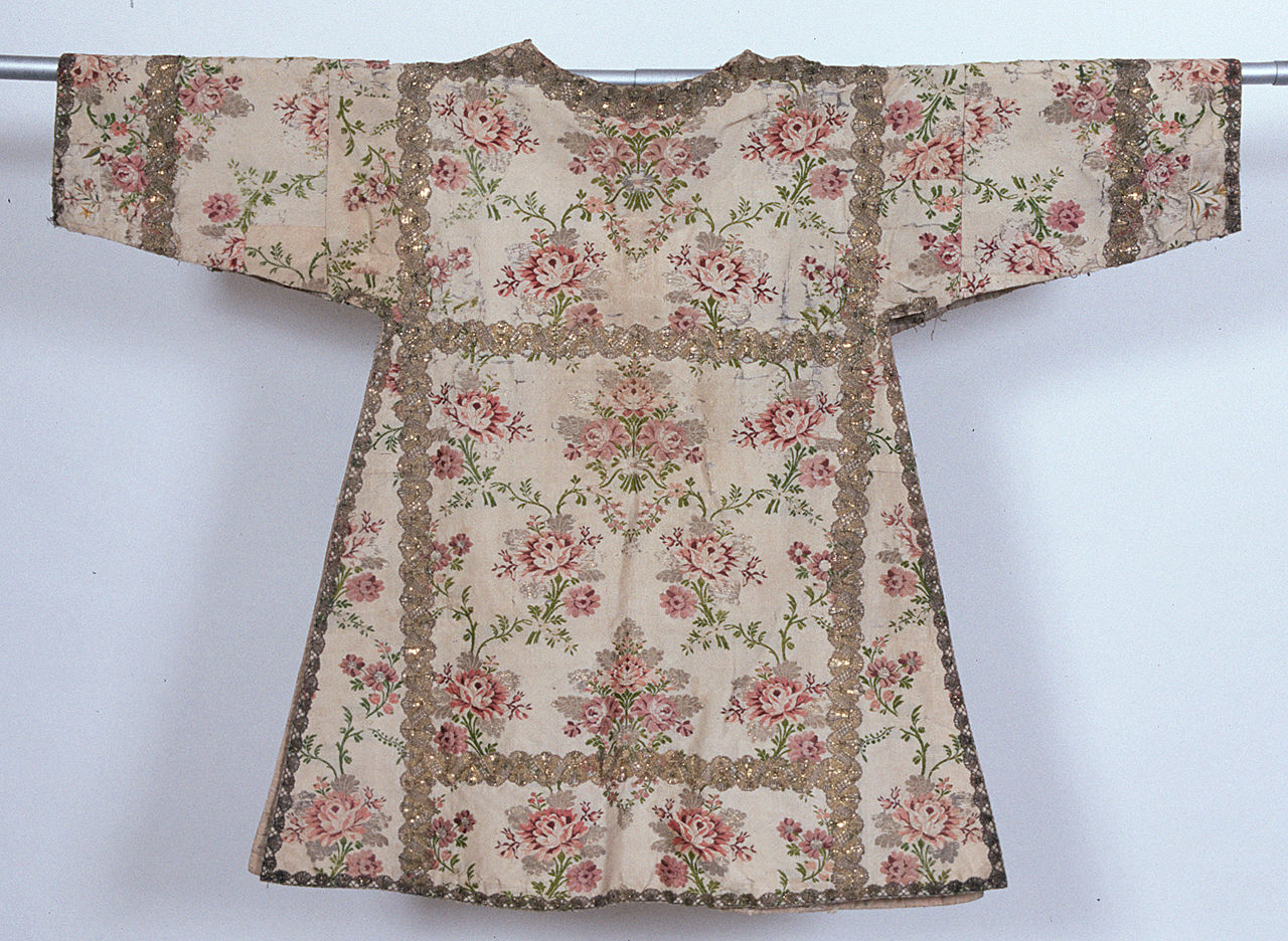 tunicella, serie - manifattura italiana (secondo quarto sec. XVIII)