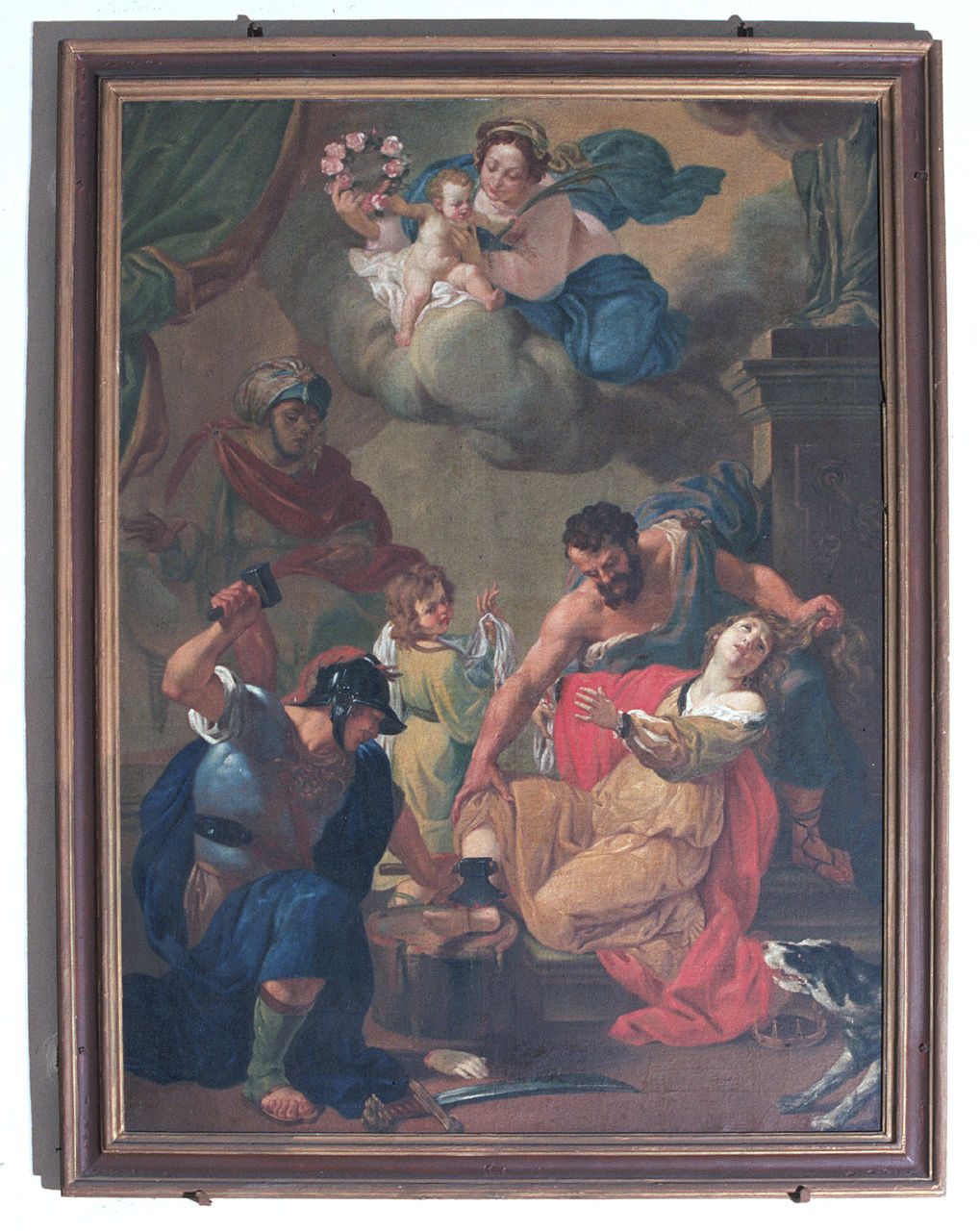 cornice, elemento d'insieme - bottega ferrarese (seconda metà sec. XVIII)