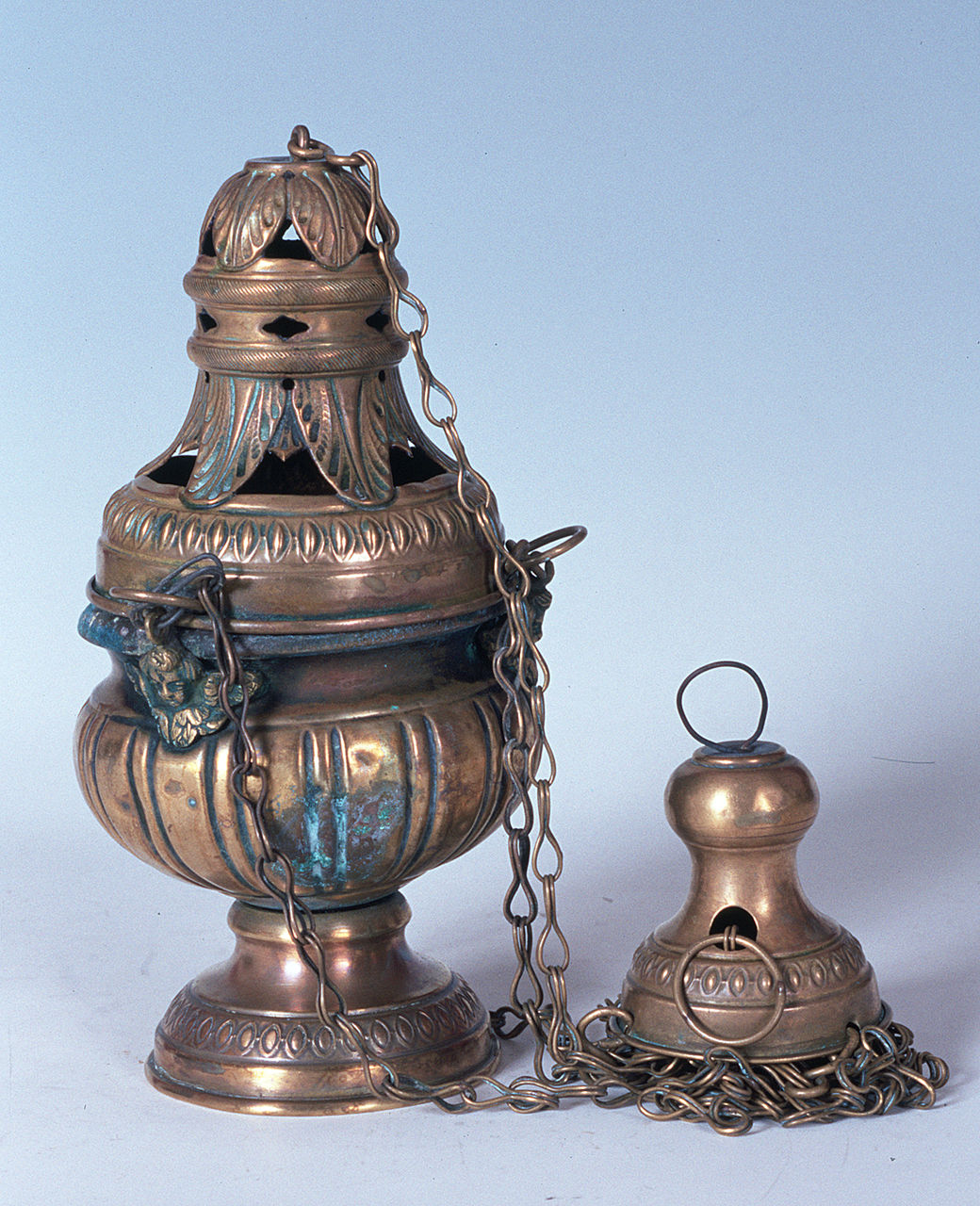 turibolo, elemento d'insieme - produzione italiana (primo quarto sec. XX)