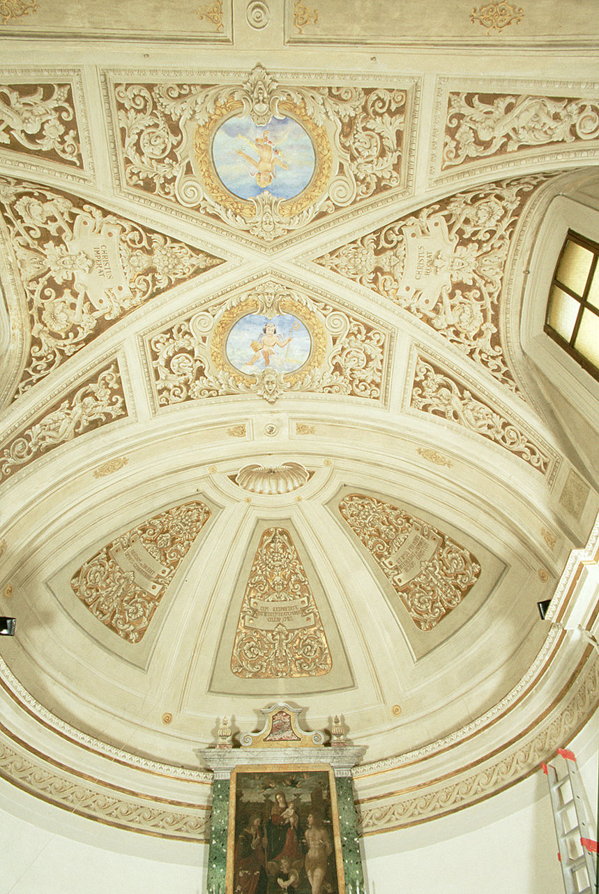 Pane e pesce (simboli di Gesù Cristo) (dipinto, opera isolata) - ambito ferrarese (sec. XX)