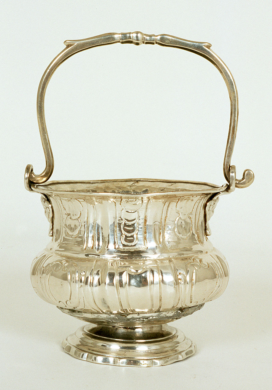 secchiello per l'acqua benedetta, opera isolata - bottega emiliano-romagnola (sec. XVIII)
