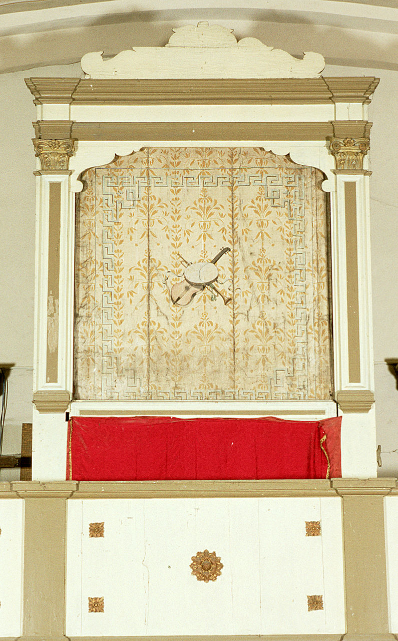 cassa d'organo, opera isolata - bottega ferrarese (metà sec. XIX)