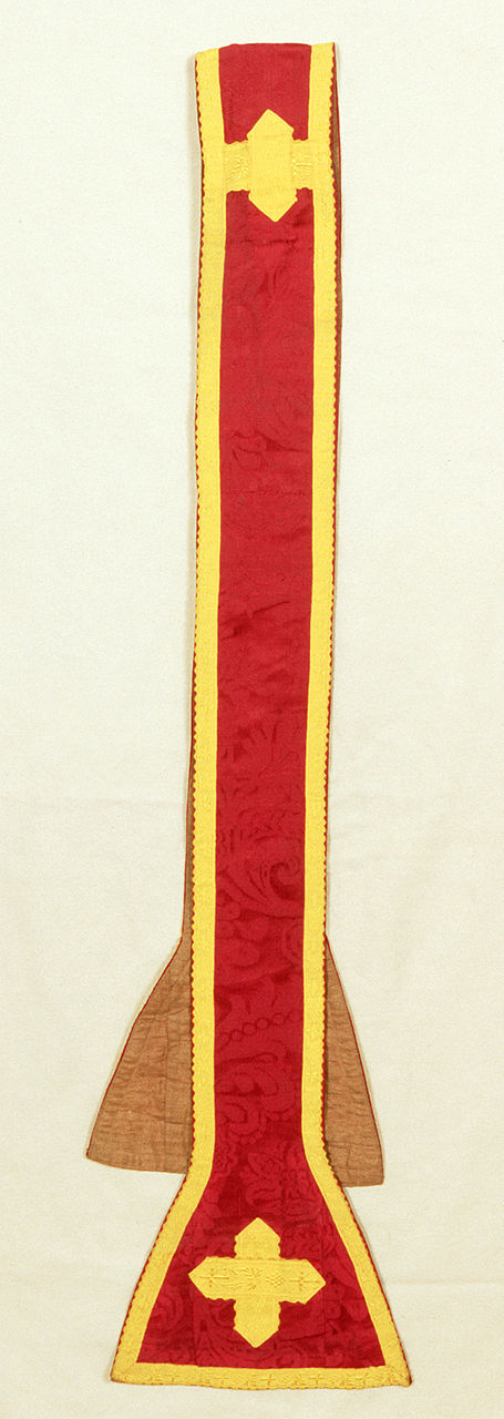 stola, elemento d'insieme - manifattura italiana (seconda metà sec. XIX)