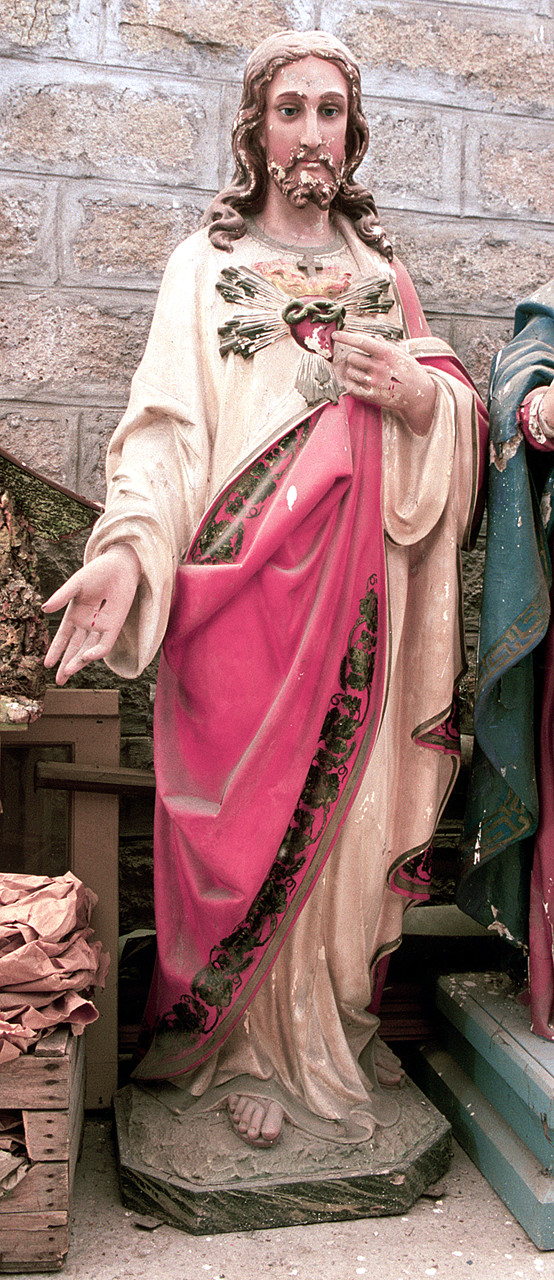 Sacro Cuore di Gesù (statua, opera isolata) - ambito ferrarese (sec. XX)