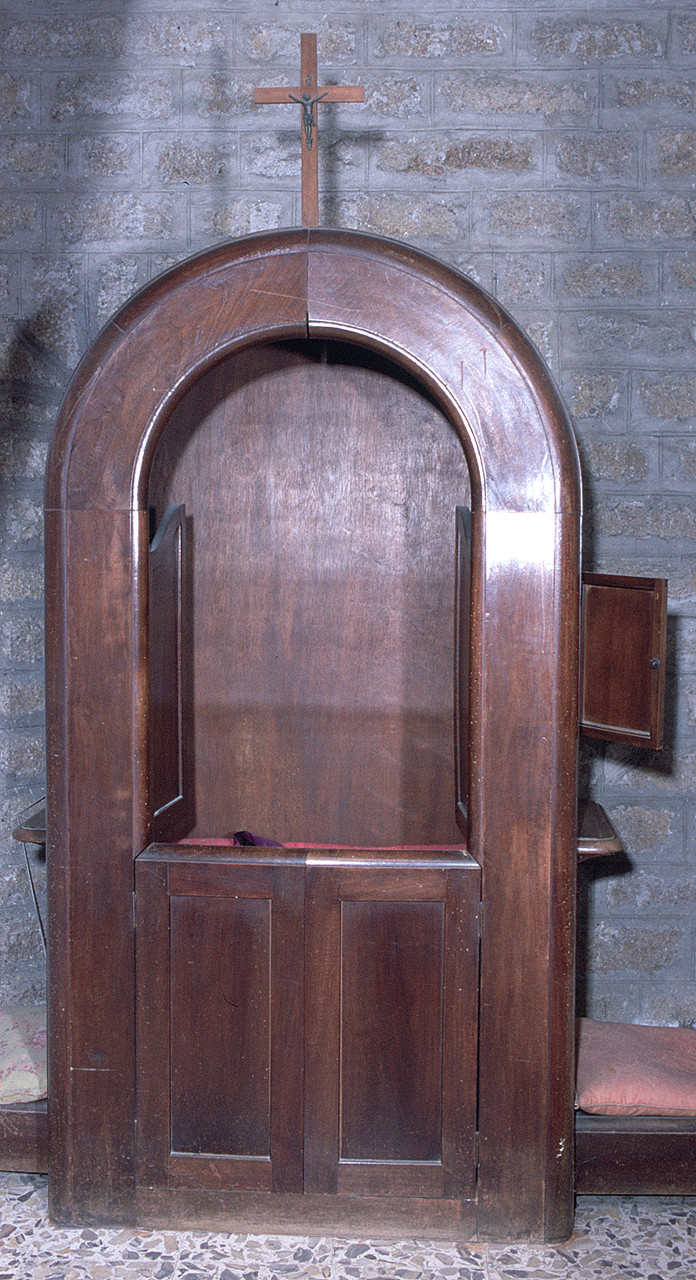 confessionale, opera isolata - ambito ferrarese (sec. XX)