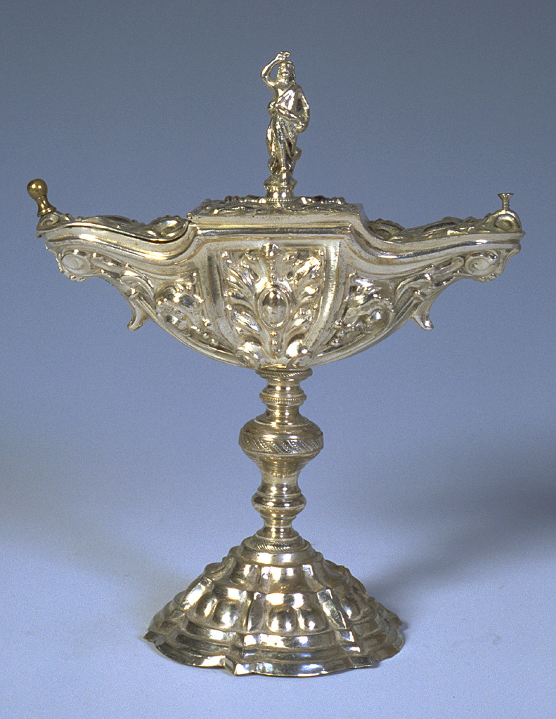 navicella portaincenso, opera isolata - produzione milanese (primo quarto sec. XX)