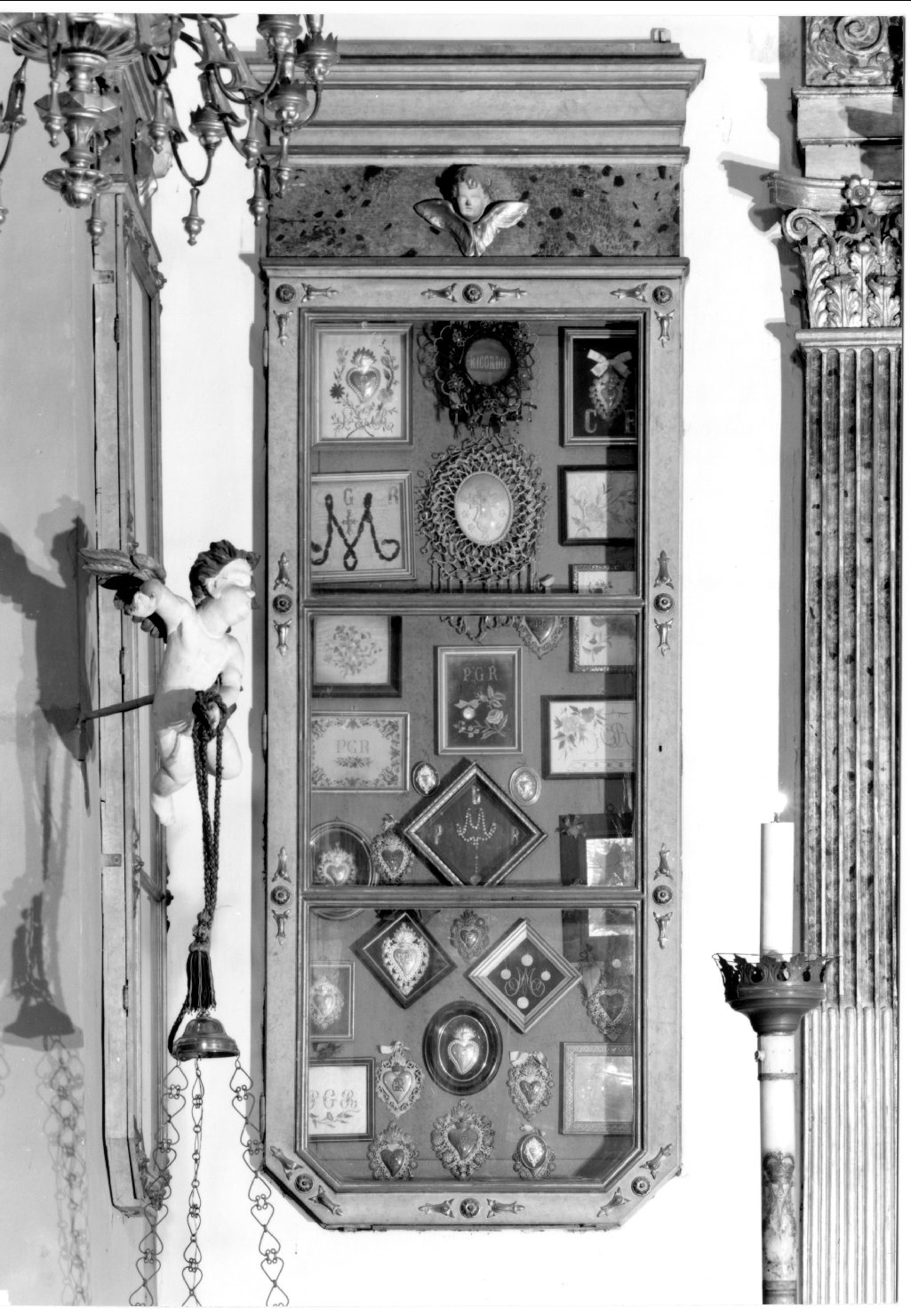 bacheca, serie - manifattura ferrarese (fine sec. XIX)