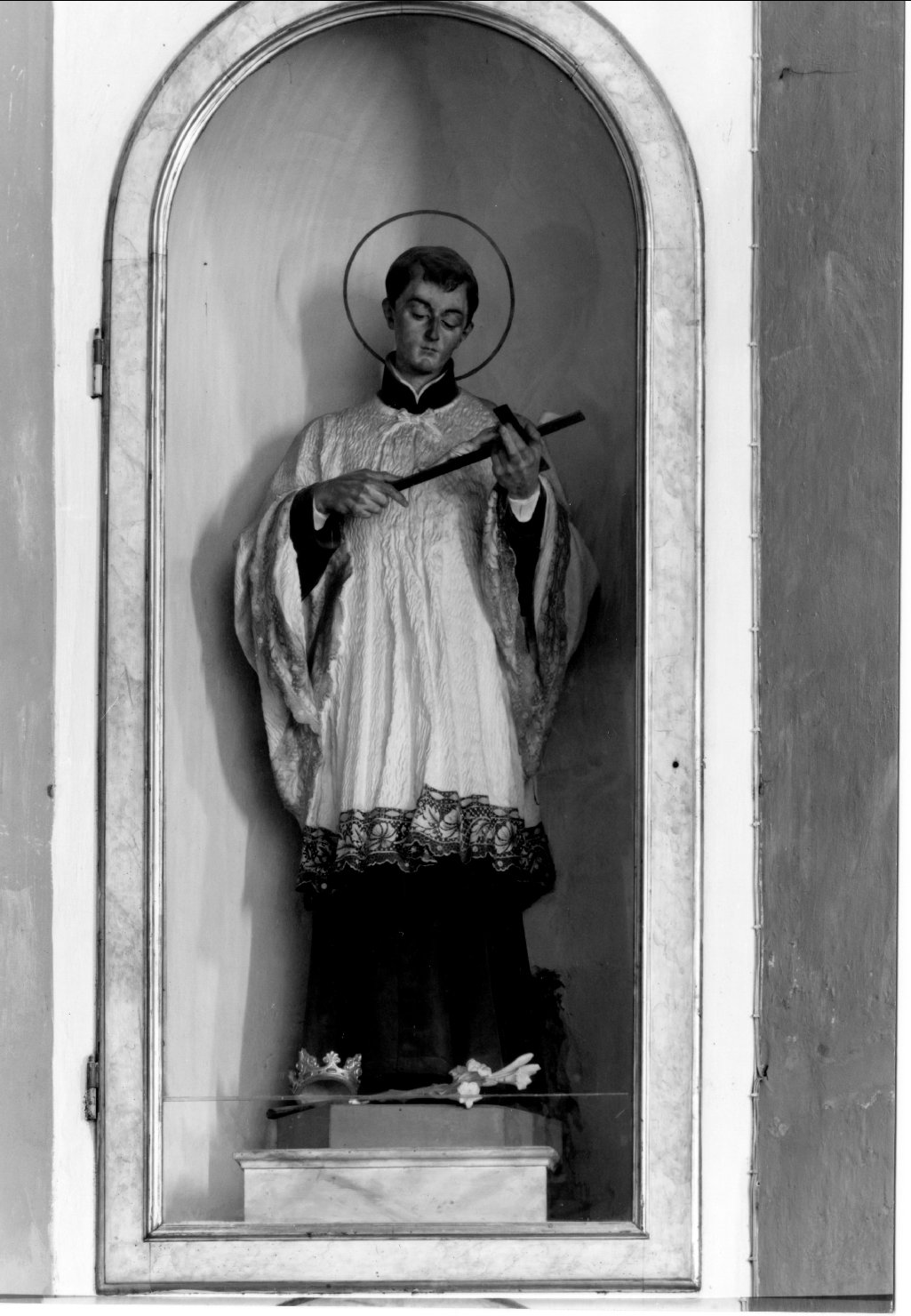 San Luigi Gonzaga (statua) - bottega Collina Graziani (sec. XX)