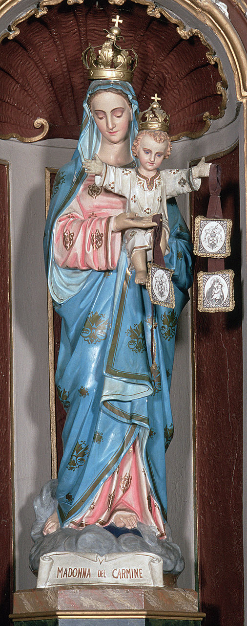 Madonna del Carmelo (statua) - produzione italiana (sec. XX)