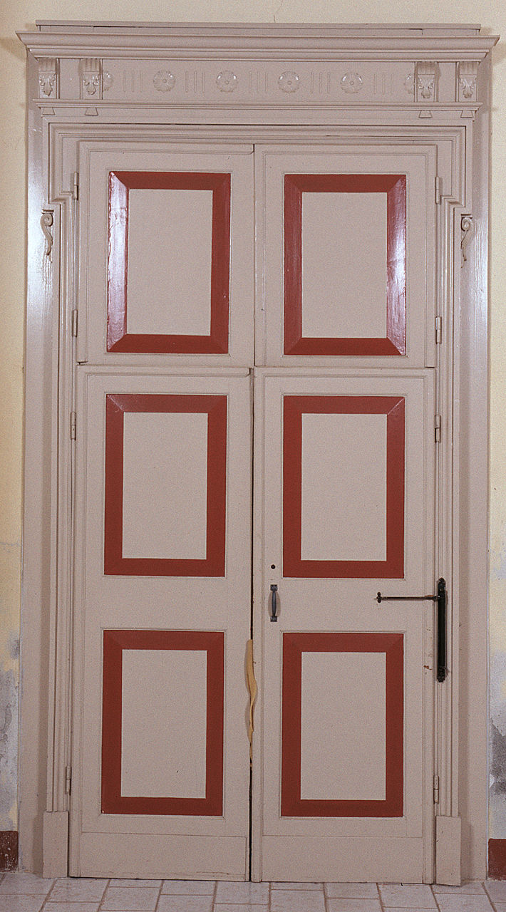 mostra di porta - ambito ferrarese (ultimo quarto sec. XIX)