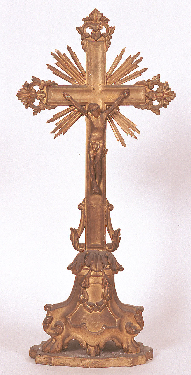 croce d'altare - ambito ferrarese (primo quarto sec. XVIII)