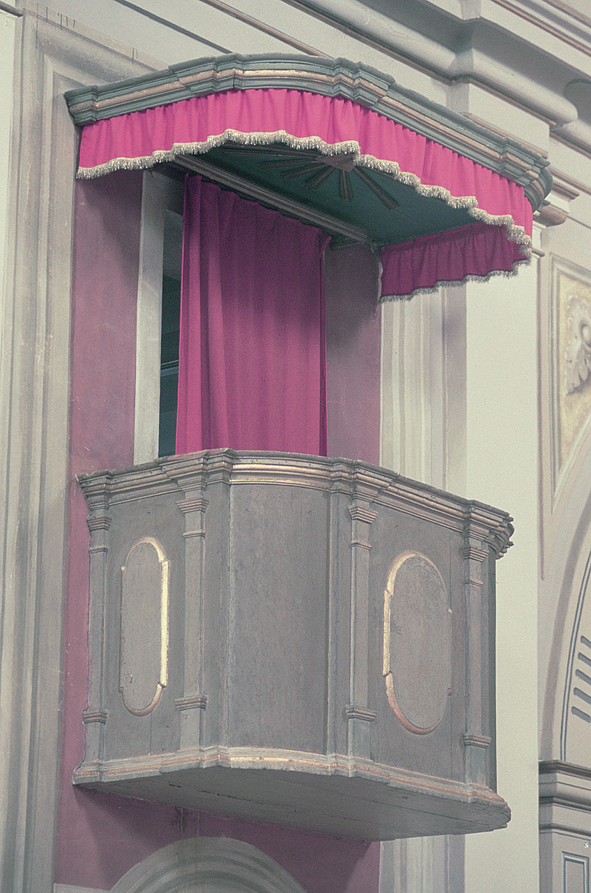 pulpito - ambito ferrarese (sec. XVIII)