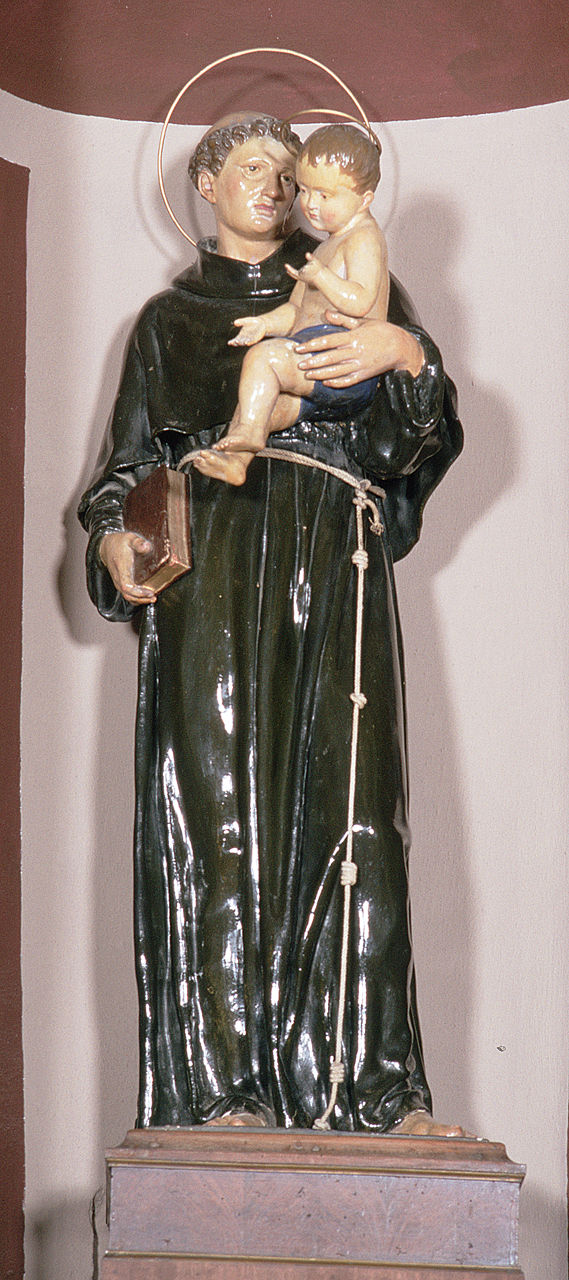 Sant'Antonio da Padova (statua) - ambito italiano (sec. XIX)