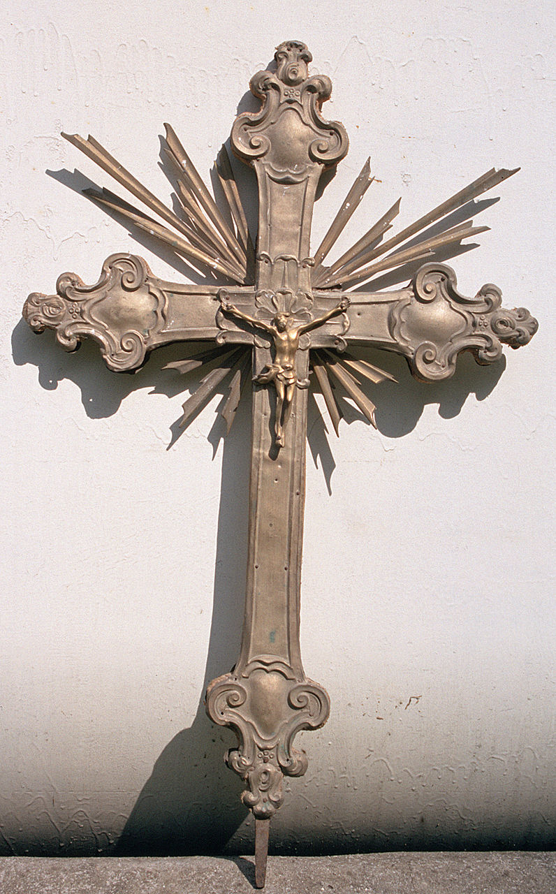 croce d'altare - ambito ferrarese (sec. XVIII)