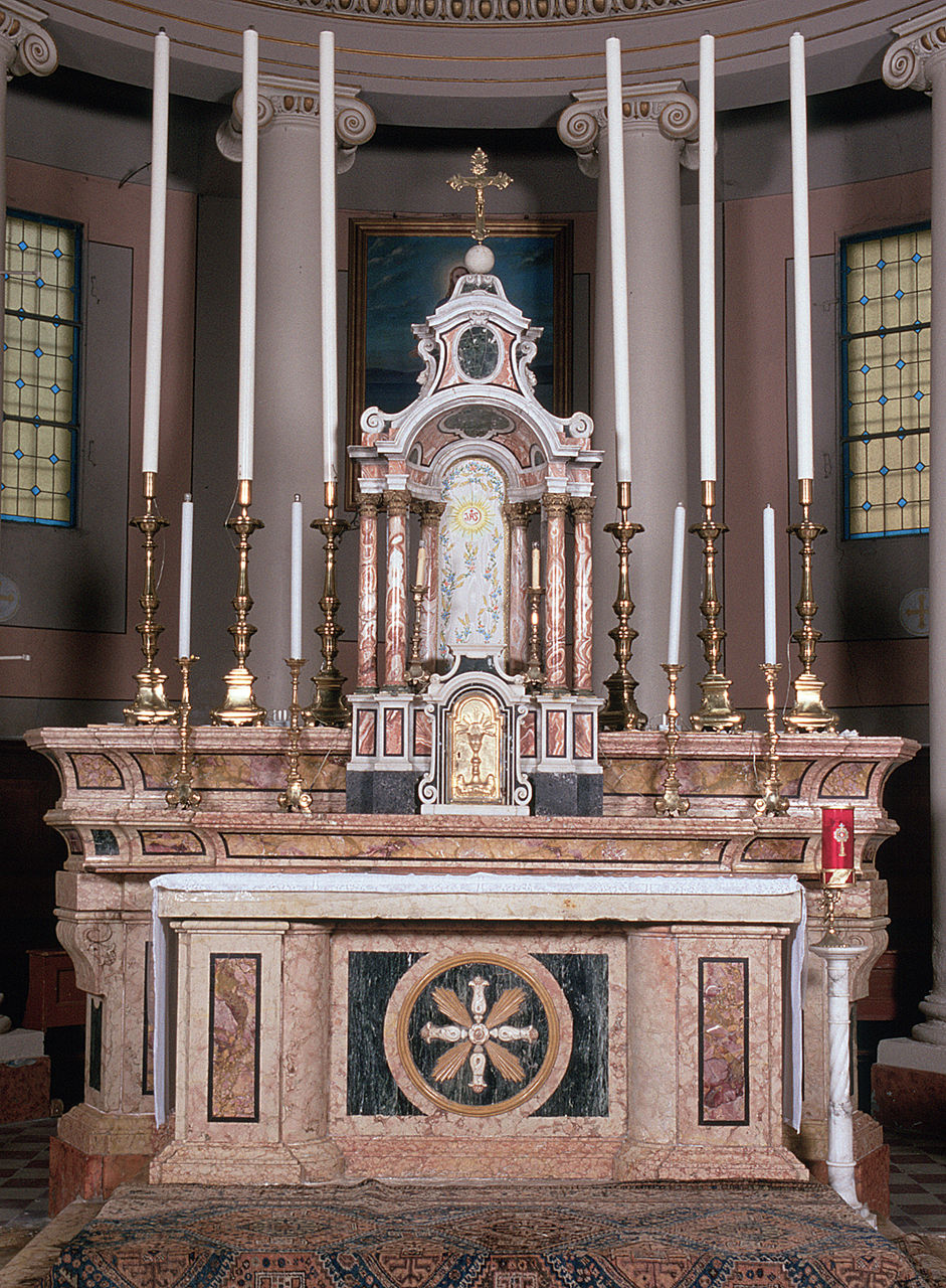 altare maggiore - ambito ferrarese (sec. XIX)