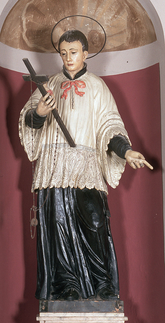 San Luigi Gonzaga (statua) - bottega italiana (ultimo quarto sec. XIX)