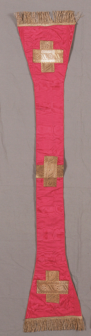 manipolo, elemento d'insieme - manifattura italiana (seconda metà sec. XIX)