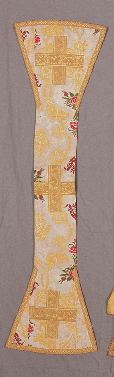 manipolo, elemento d'insieme - manifattura italiana (ultimo quarto sec. XIX)