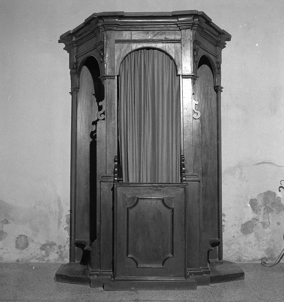 confessionale, serie - bottega emiliano-romagnola (secc. XVIII/ XIX)