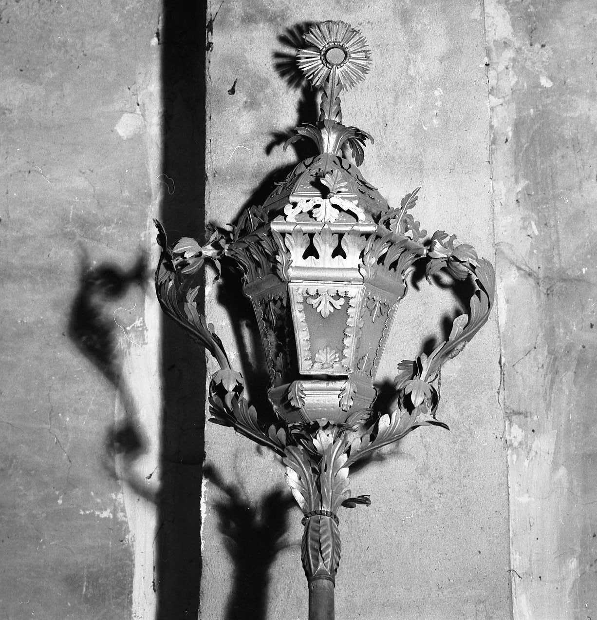 lanterna processionale, serie - bottega emiliano-romagnola (fine sec. XVIII)
