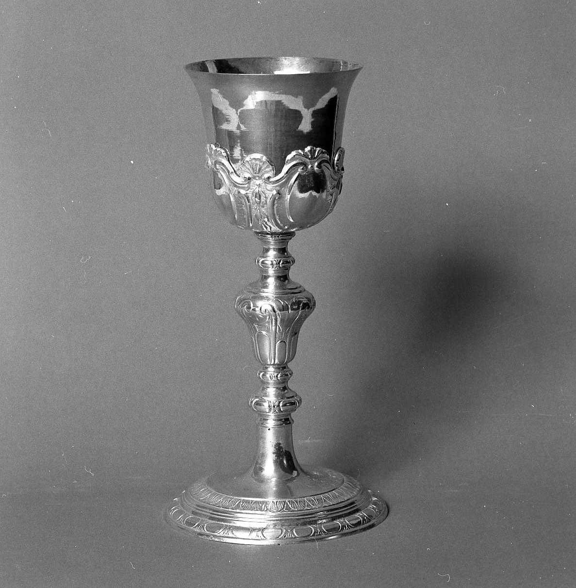 calice - bottega emiliano-romagnola (fine sec. XIX)