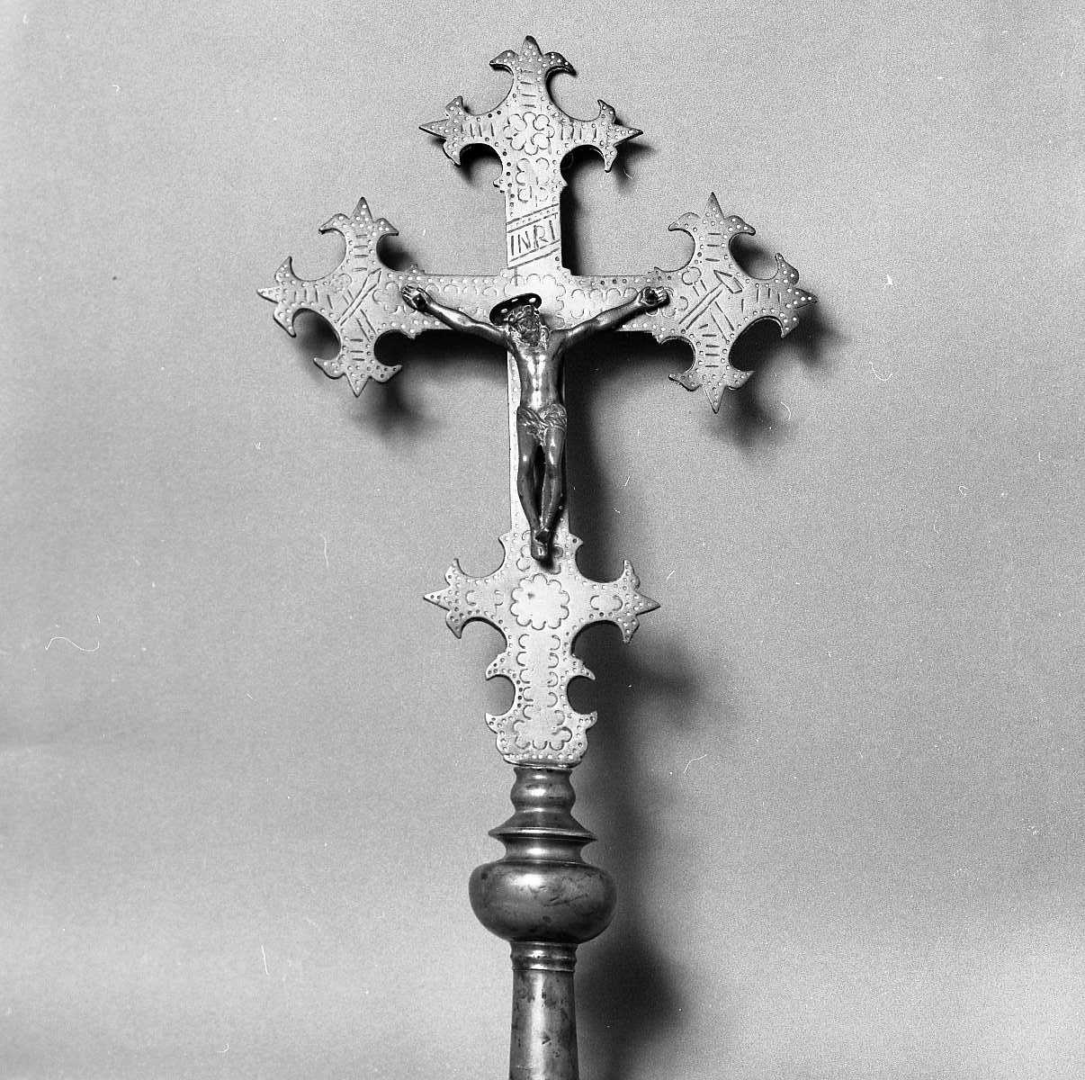croce processionale - bottega emiliano-romagnola (sec. XIX)