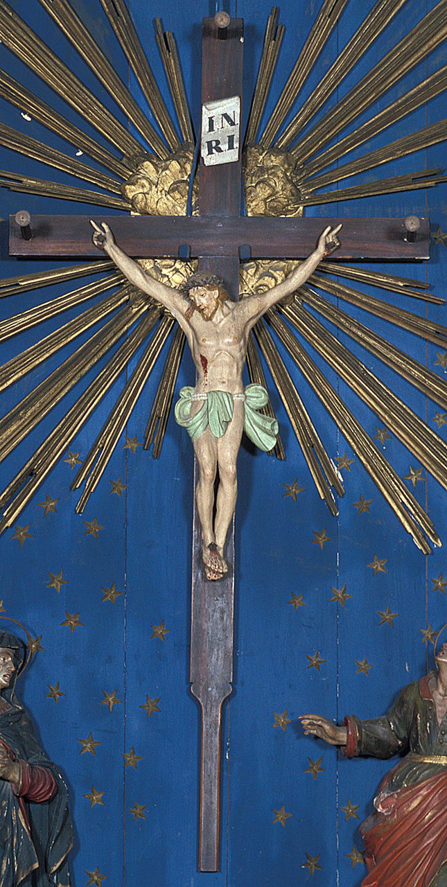 Cristo crocifisso (scultura) - bottega ferrarese (sec. XIX)