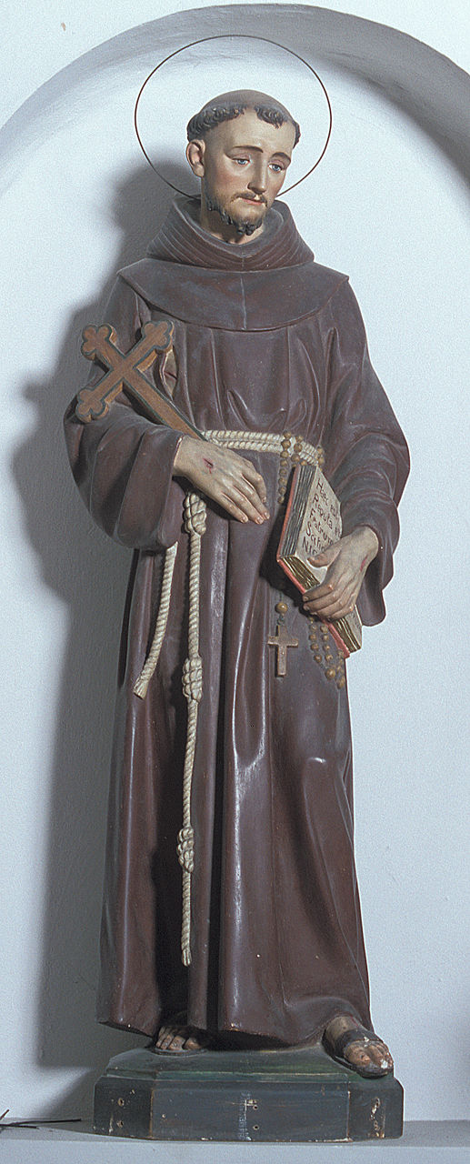 San Francesco d'Assisi (statua) - bottega italiana (prima metà sec. XX)