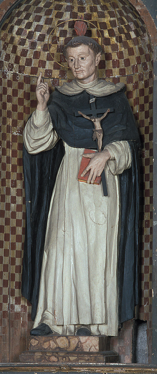 San Vincenzo Ferrer (scultura, elemento d'insieme) - bottega emiliana (metà sec. XVIII)