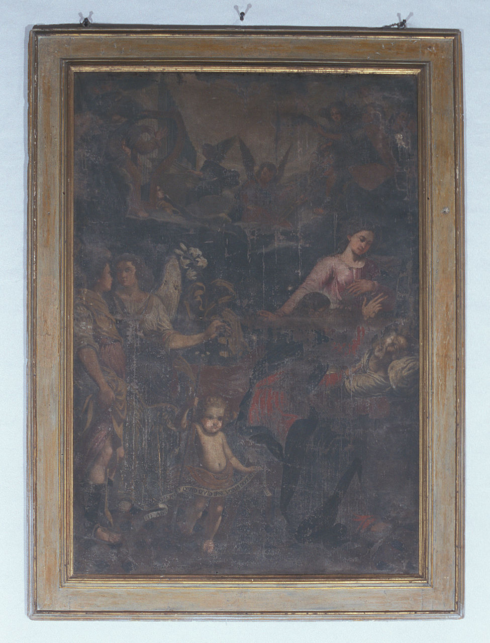 cornice, elemento d'insieme - bottega ferrarese (primo quarto sec. XVII)