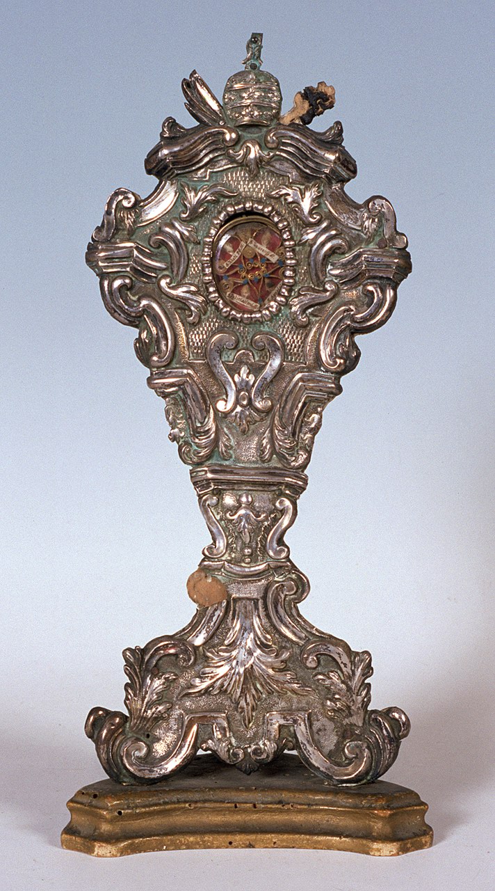 reliquiario - a ostensorio - manifattura ferrarese (ultimo quarto sec. XVIII)
