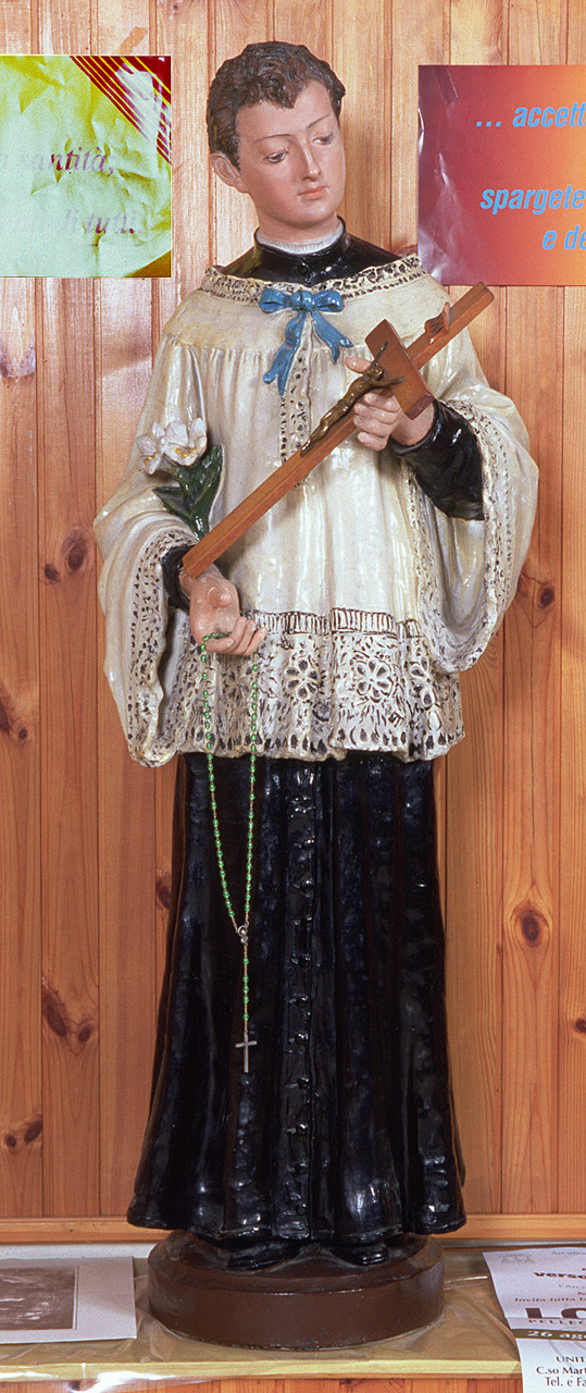 San Luigi Gonzaga (statua) - produzione italiana (sec. XX)