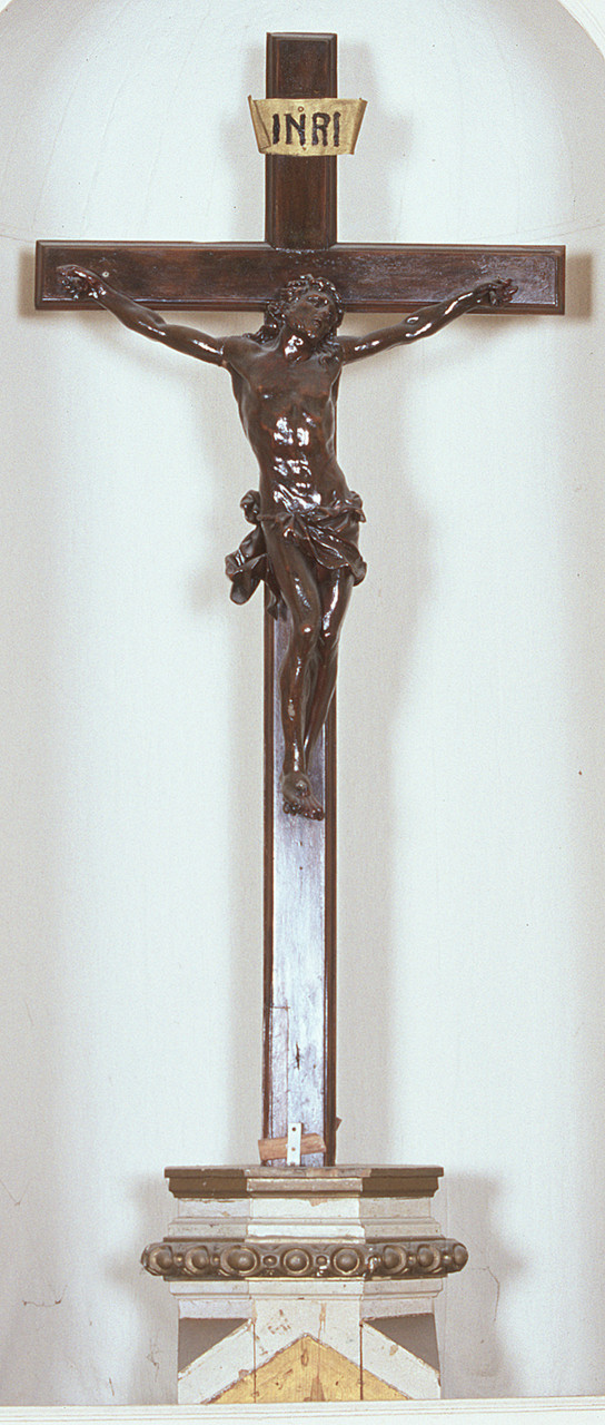 Cristo crocifisso (scultura) - ambito ferrarese (sec. XVIII)